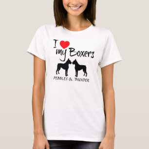 T-shirt Personnalisé J'Aime Mes Boxes