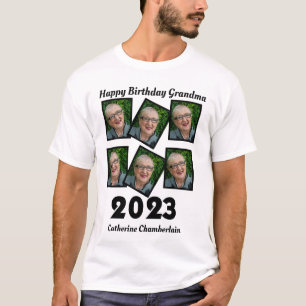 T-shirt Personnalisé Joyeux anniversaire grand-mère 2023 6