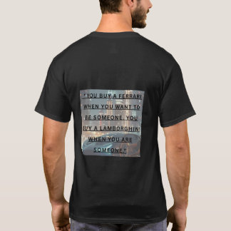 T-shirt personnalisé Lamborghini demi-manches