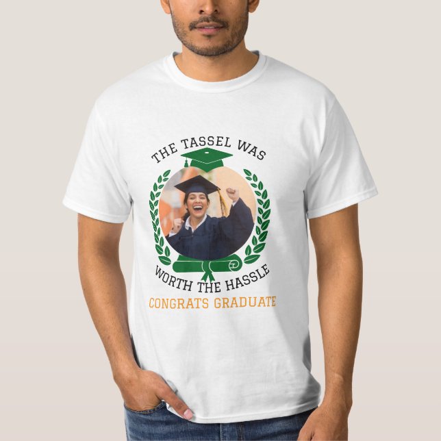 T-shirt Personnalisé Le Tassel valait la peine de la photo (Devant)