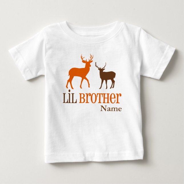 T-shirt personnalisé Little Brother Deer (Devant)