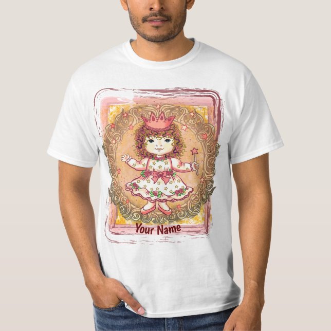T-shirt personnalisé Little Girl Princess (Devant)