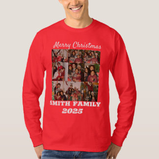 T-shirt Personnalisé L'Un Des Collages Photo D'Une Famille