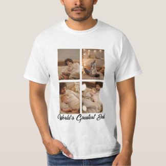 T-shirt Personnalisé L'Un Des Collages Photo D'Une Famille