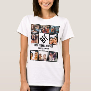 T-shirt Personnalisé Meilleurs amis pour toujours BFF 8 Co