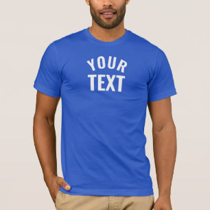 T-shirt Personnalisé Mens Bella+Canvas Manche Courte Royal