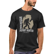 Personnalisé Michigan Big Foot Hunter Funny