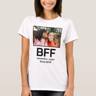 T-shirt Personnalisé moderne meilleur ami pour toujours bf