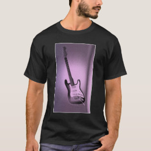T-shirt Personnalisé moderne Pop Art Modèle de guitare éle