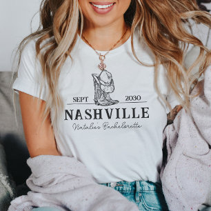 T-shirt Personnalisé Nashville Bachelorette Party Personna