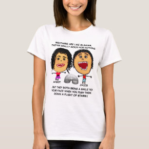 T-shirt Personnalisé Naughty Soeur Slinky Plaisanter