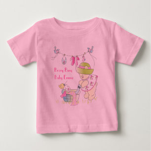 T-shirt personnalisé occupé de bébé de Beary