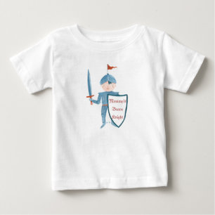 T-shirt personnalisé par bébé mignon de chevalier