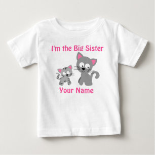 T-shirt personnalisé par chat de Kitty de grande
