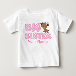 T-shirt personnalisé par chiot de rose de grande