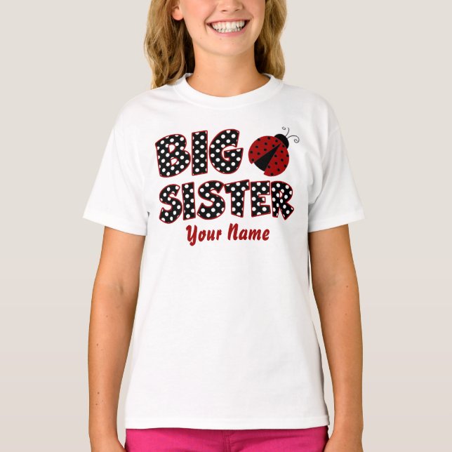 T-shirt personnalisé par coccinelle de grande (Devant)