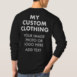 T-SHIRT PERSONNALISÉ PERSONNALISÉ DORMIER LONG DES HOMMES 