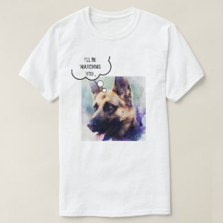 T-shirt Personnalisé Photo Comic Bubble Je vous regarderai