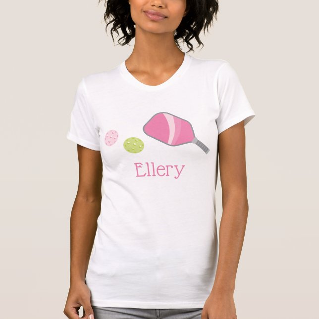 T-shirt personnalisé Pickleball Preppy (Devant)