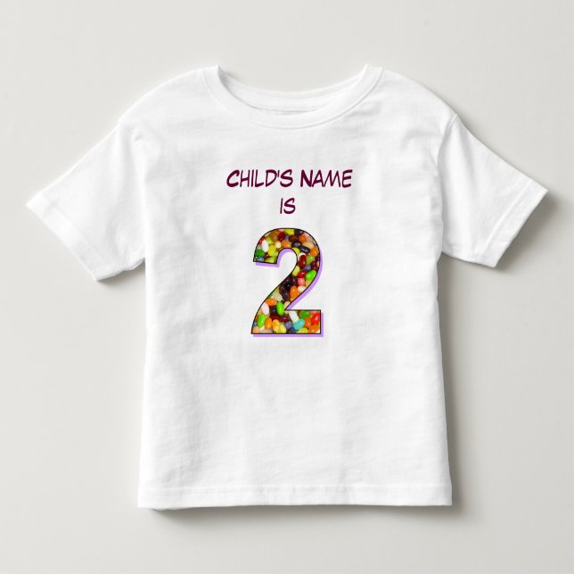 T-shirt personnalisé pour deux ans (Devant)