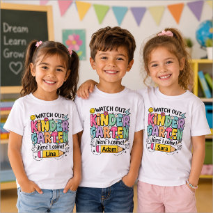 T-shirt personnalisé pour enfants avec nom
