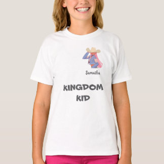 T-shirt personnalisé pour enfants Cowgirl Kingdom