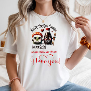 T-shirt personnalisé pour femme avec citation d'am