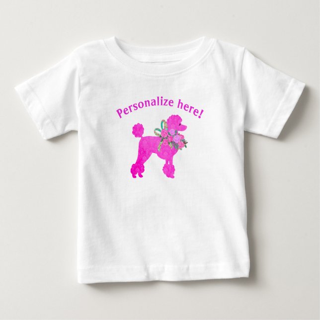 T-Shirt personnalisé pour fille d'anniversaire Pin (Devant)