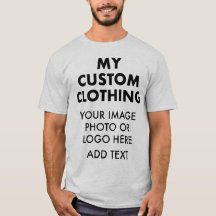 T-shirt personnalisé pour HOMME en GRIS CLAIR