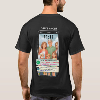 T-Shirt personnalisé pour la fête des pères avec s