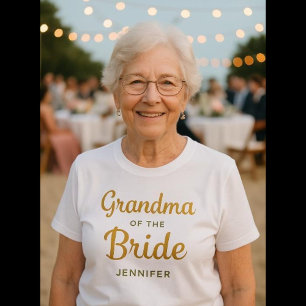 T-Shirt personnalisé pour la grand-mère de la mari