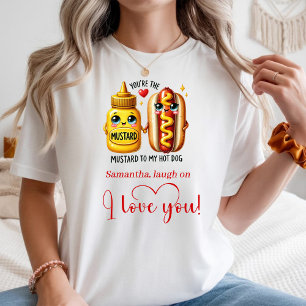 T-shirt personnalisé pour la Saint-Valentin pour f