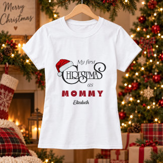 T-shirt personnalisé pour le premier Noël en tant
