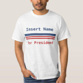 T-shirt Personnalisé pour le président
