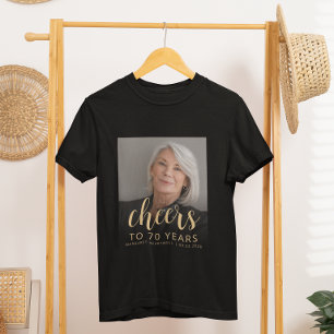 T-shirt personnalisé pour les 70 ans