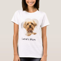 T-shirt personnalisé pour maman de chien avec phot