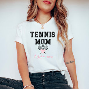 T-Shirt personnalisé pour maman de tennis avec nœu