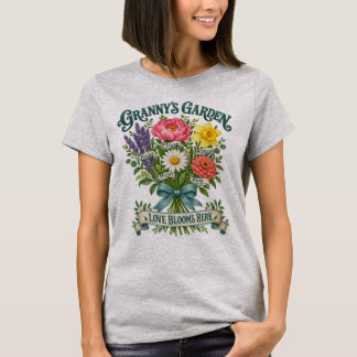 T-Shirt personnalisé pour mamie avec les petits-en
