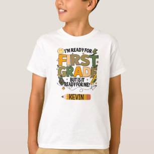 T-Shirt Personnalisé Prêt pour la Première Année