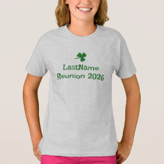 T-Shirt personnalisé Shamrock de votre clan irland
