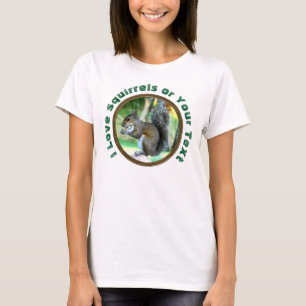 T-shirt Personnalisé, Squirrel T Shirts Femmes, Hommes, En