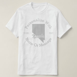 T-shirt PERSONNALISÉ State Of Nevada