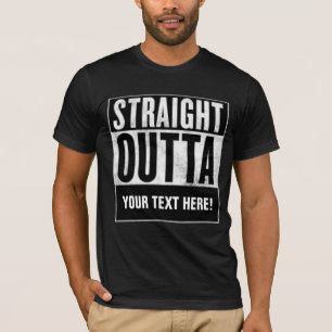 T-shirt personnalisé STRAIGHT OUTTA