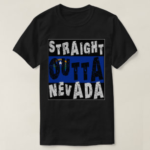 T-shirt personnalisé Straight Outta Nevada Meme