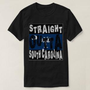 T-shirt personnalisé "Straight Outta South Carolin
