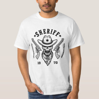 T-shirt personnalisé, T-shirt Sheriff