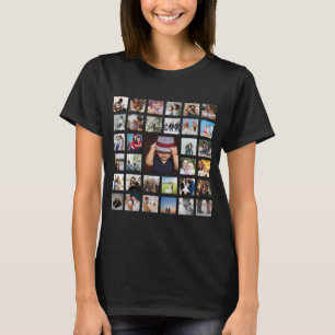 T-shirt Personnalisé Un Collage Photo D'Une Sorte