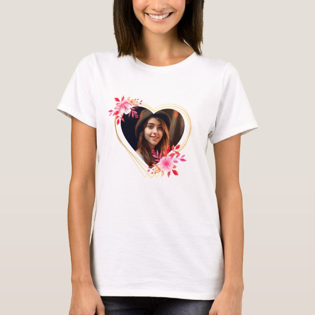 T-shirt Personnalisé Un D'Un Coeur Gentil Photo (Devant)