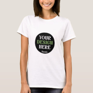 T-shirt personnalisé, unique, élégant et minimaliste bisou