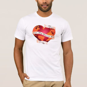 T-shirt Personnalisé VOUS AVEZ DÉFINI MON MONDE SUR LE Rub